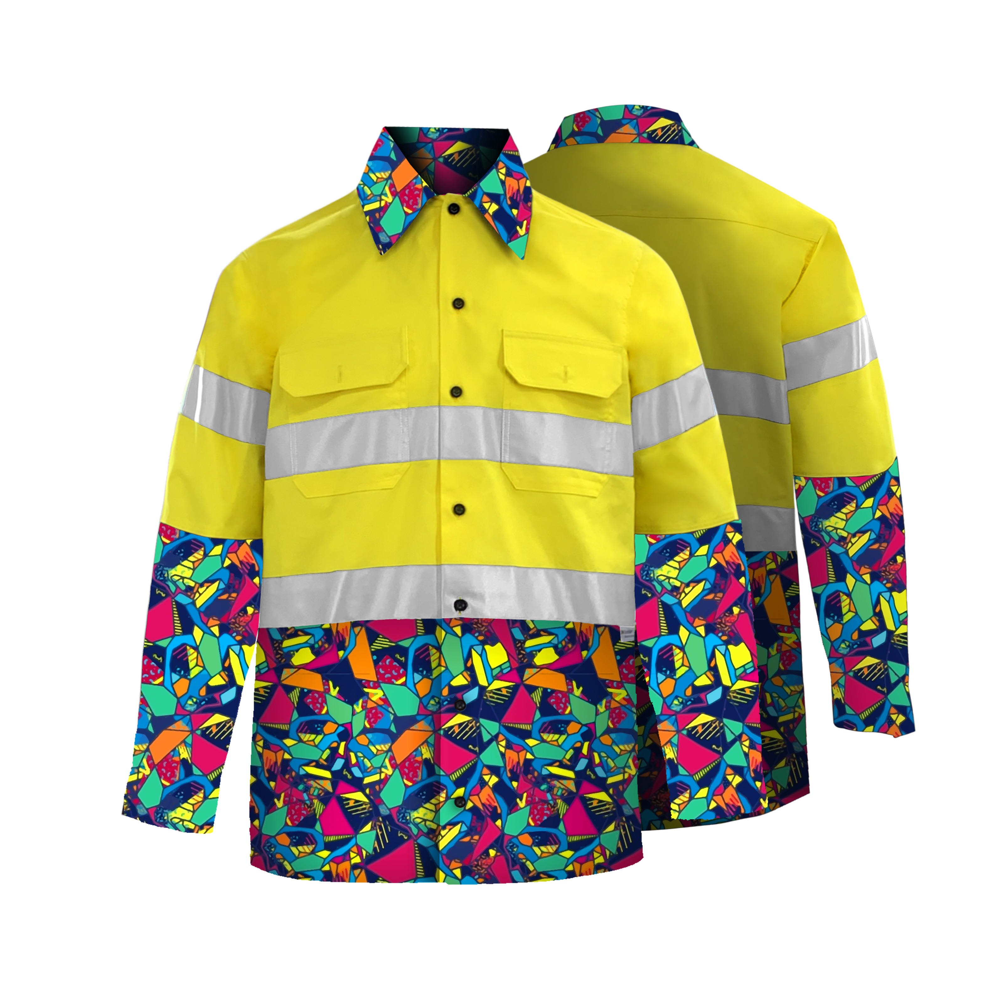 Safety Button Up Shirts